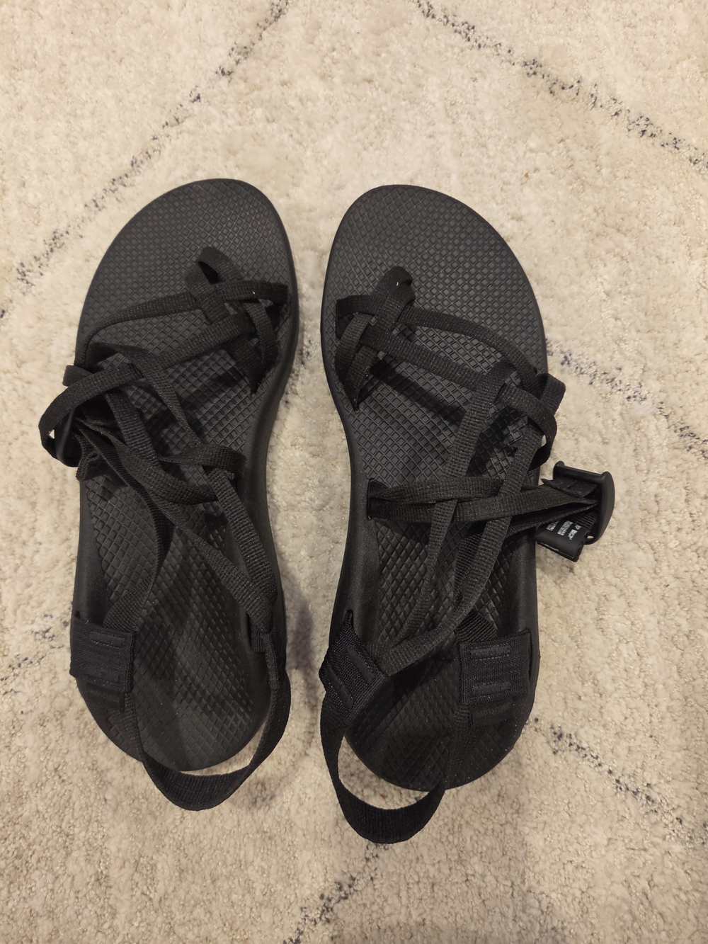 Chaco Women's Black Strappy Sandals